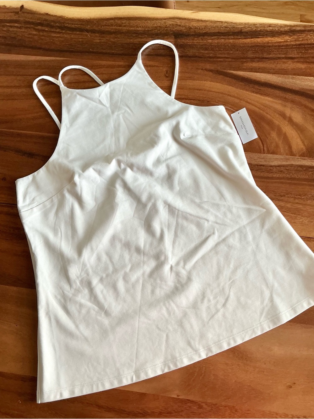 NWT Banana Republic Double-Strap Back High-Neck Tank Top
